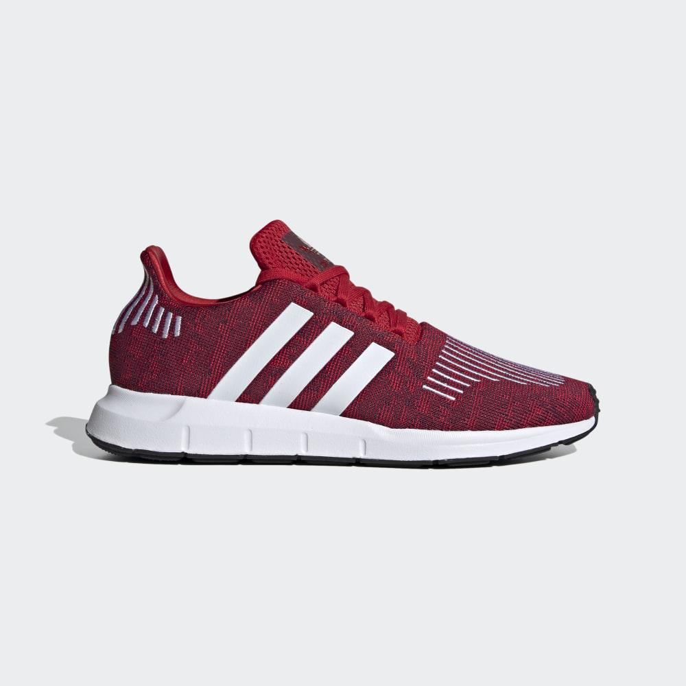 Adidas Men's Swift Run Originals Shoes Burgundy/White/Deep Red Ireland EF5440